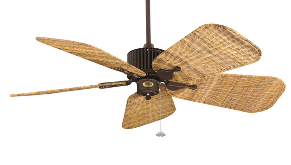Fanimation Louvre FP1320 Galvanized Damp Rated Motor Only Blades Sold Separately 